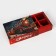 New Year. Box under 6 sweets "Happy New Year!", 13.7 x 9.8 x 3.8 cm, confectionery packaging