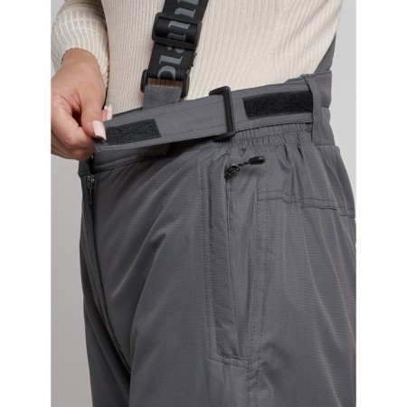 Semi -combinezone ski insulated female winter, size 44, color gray color-16