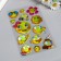 Sticker Plastic Holography "School/Smiles" MIX 23x11 cm