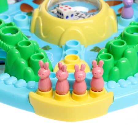 Board game walker "Eared marathon", 2-4 players, 5+-2