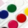 Watercolor 8 colors, "gamma" "cartoons", without a brush, in a plastic box
