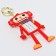 Puzzle-labyrinth "Monkey" with a calculator, on a keychain, color mix