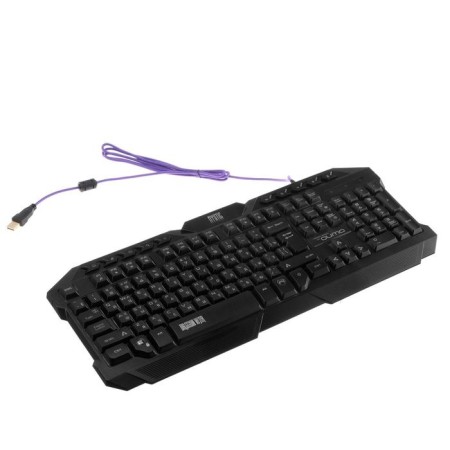Keyboard set+mouse+Carpet Qumo Mystic K58/M76, Wending, Membram, 3200 DPI, USB, Black-1