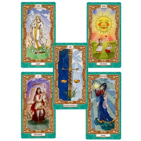 Set for fortune telling with cards "Russian Tarot", 78 l, 18+-1