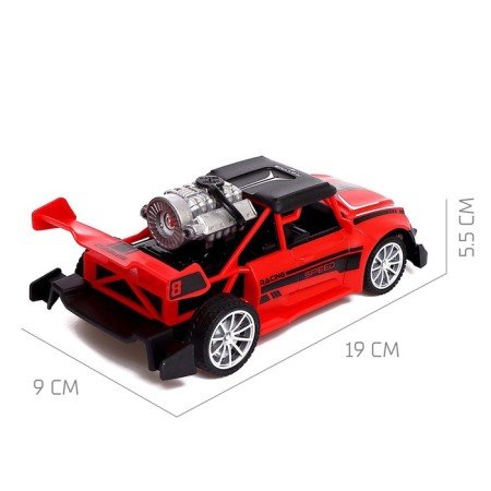 Radio controlled SMOKE, Smoke effect, Light, Red color-1