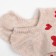 Women's socks minku "heart", beige color, size 36-37 (23 cm)