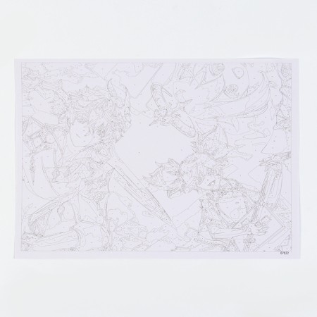 Picture for coloring by numbers "Geneshin. Labyrinth warriors ", 40 × 50 cm-4