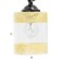 Svetogor chandelier "Sun" 3x60W e27 black chrome