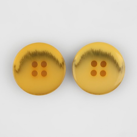 A set of buttons, 4 punctures, d = 20 mm, 10 pcs, mustard color-2