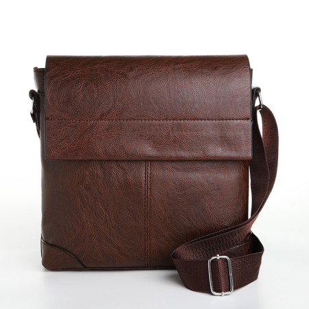 Male bag, brown color-1