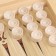 Backgammon "mountains", wooden board 40 x 40 cm, with a field for playing checkers