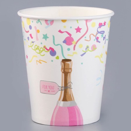 A one -time paper glass “Party. Confetti ", 250 ml-3