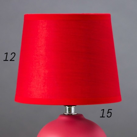 Table lamp 16709/1RD E14 40W Red 15x15x23 cm Risalux-3