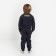 Sweatshirt for a boy, dark blue color, height 98 cm