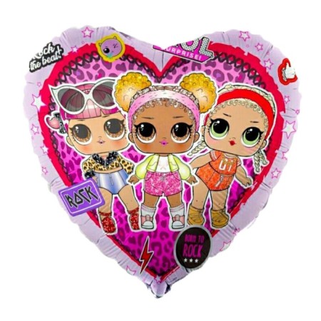 Foil ball 18 "Heart" lol