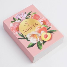 Confectionery box, packaging, “March 8”, 20 x 15 x 5 cm