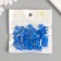 Decor for creativity plastic "Stars" neon blue set 50 pcs 1.4x1.4 cm