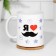 Sublimation mug "The best dad. Love", with the application