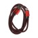 MicroUSB cable - usb, 2.1 a, nylon braid, 1 meter, red