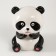 Piggy bank Ceramics "Surprised Panda" 11.4x10.5x13.8 cm