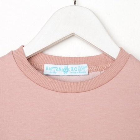 Sweatshirt for girl KAFTAN "Basic Line" size 30 (98-104), pink color-6