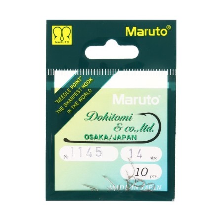Hooks Maruto 1145, color NI, No. 14, 10 pcs.