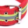 The collar is a four-layer reflective with a swivel 71 x 5 cm, Osh 55-65 cm, red