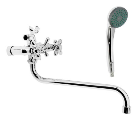 Accoona A7378 bathtub, two -wound, brass, chrome