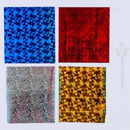 Set for creativity. Foil application "Transport"-4