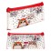 Penal soft, 1 department, 90 x 210 x 35 mm, voluminous, silicone, Phoenix "Two cats" White/pink 65733