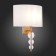 Wall lamp EVOLUCE. Sle105711-01. Ramer. 1x40 W, E14, 28x39 cm, brass color, transparent