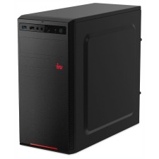 PC IRU Home 310H6SE MT CEL G6900 (3.4) 8GB SSD256GB UHDG 710 Free DOS GBITH 400W Black (106861
