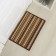 Walker -shaped rug -shaped shallow shade "Color pigtail", 38 × 57 cm, brown color