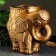 Figure Kashpo "Elephant Medium", bronze 6 l/ 35x22x35 cm