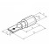 Terminal insulated RPI-P 2.5- (2.8)/RPIP 2-3-0.8 plug 2.8 mm 1.5-2.5 mm² blue Rexant 1