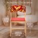 Wooden stool adjustable, "Firebird", (1-3)