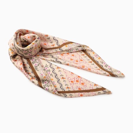 Women's scarf minku rr 70*70 cm, col. beige