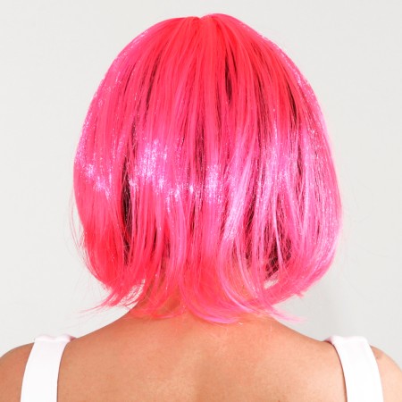Carnival wig "cutie", black-pink color-3
