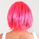 Carnival wig "cutie", black-pink color