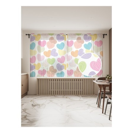 Photo "Caramel hearts", size 145x180 cm, 2 pcs