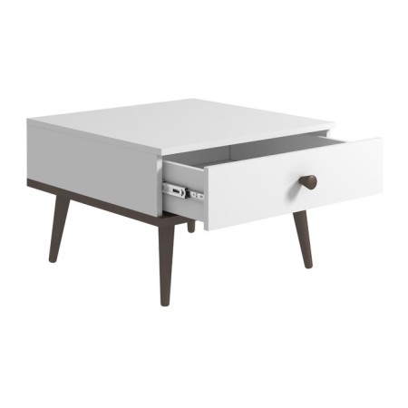 Journal table-6 "Art Design. Square", 600 x 600 x 398, dark/white gloss walnut-1