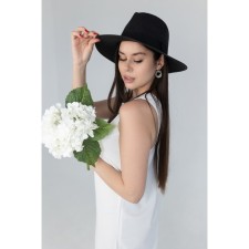 Female ISee hat, size 54-58, black color
