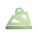 Geometric set: ruler 30 cm, 2 squares, transport, tinted, mix