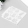 Plastic stencil "succulents in pots" 13x13 cm