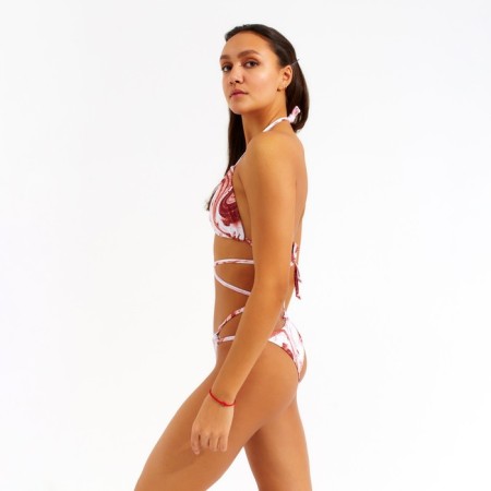 Swimsuit female separate minku cream color, size 48-5