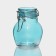 Glass jar for spices with a mound “Oval”, 100 ml, 6 × 8.5 cm, color mix
