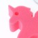 Body sponge children "Unicorn", 11 × 9.5 × 4 cm, pink color