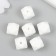 Busina silicone "polyhedron" white d = 1.4 cm