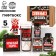 Hiftbox “Hepy New E”: thermostatic, black tea with fruits, candy with strawberries, dragees, milk chocolate, 4 pcs