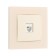 Single one -sewing Tot Matte Glass, hidden, glass, beige telephone